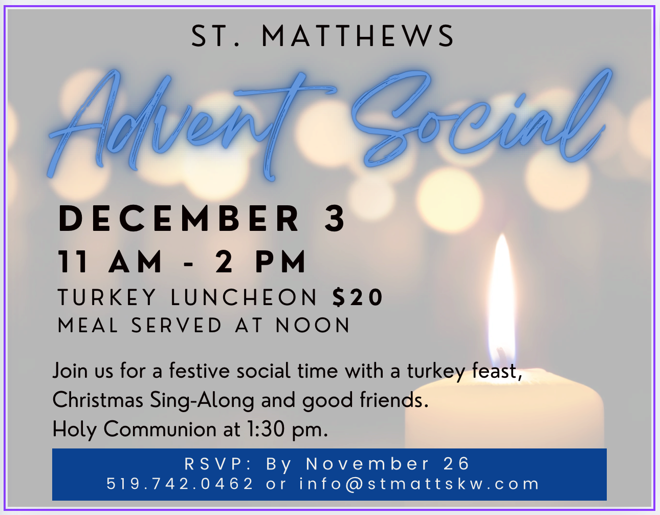 Advent/ Christmas Social